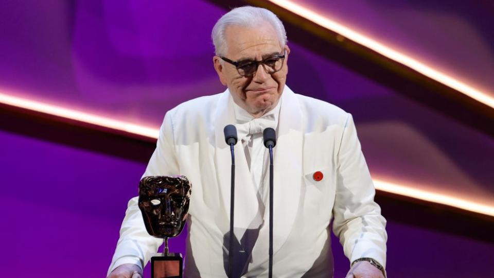 Brian Cox presents the Special Award onstage during the 2024 BAFTA Television Awards