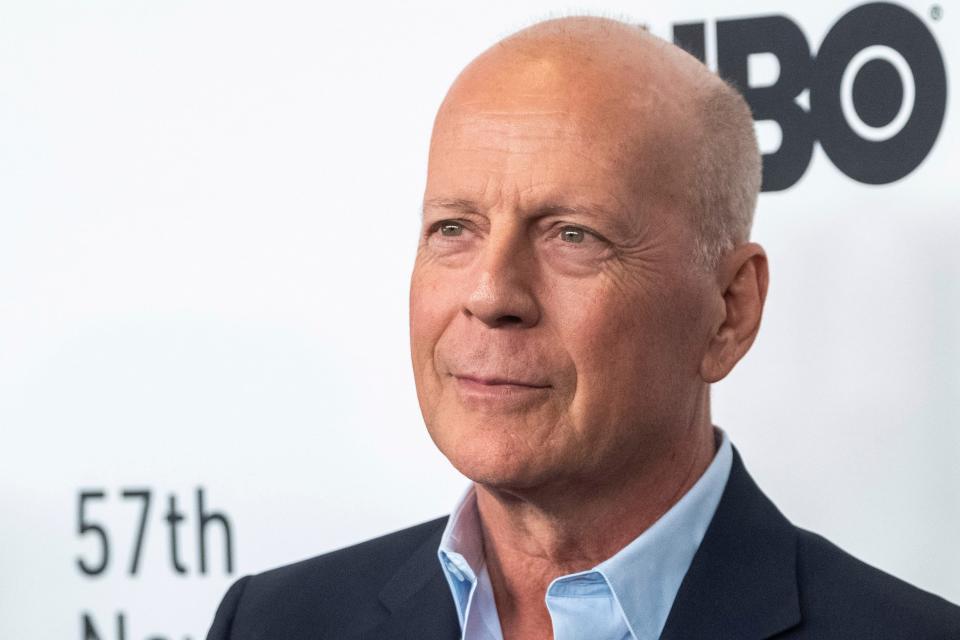 Bruce Willis, attending a movie premiere in New York in 2019, has been diagnosed with frontotemporal dementia, his family announced last week.