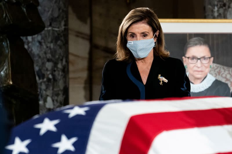 Body of late Justice Ruth Bader Ginsburg lies in state at U.S. Capitol