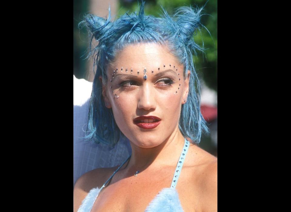 Gwen Stefani at the 1998 MTV Video Music Awards. 