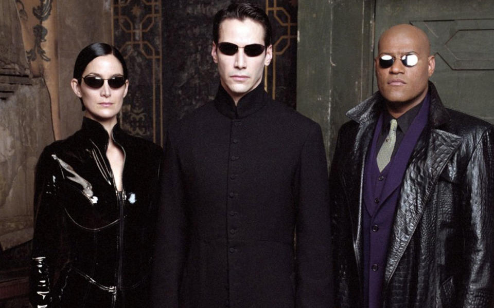 Trinity, Neo, and Morpheus - the heroes of 'The Matrix' (Credit: Warner Bros.)