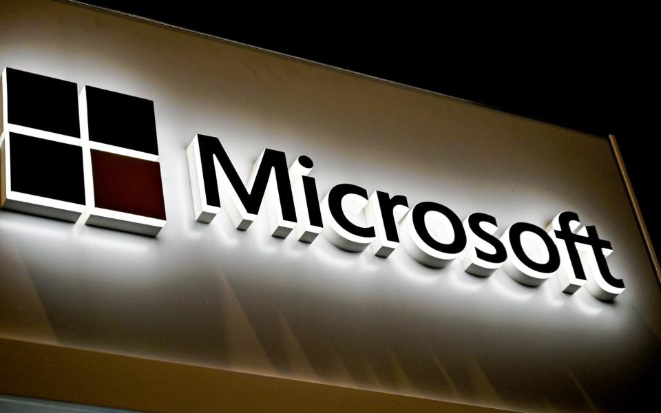 Microsoft logo - AFP