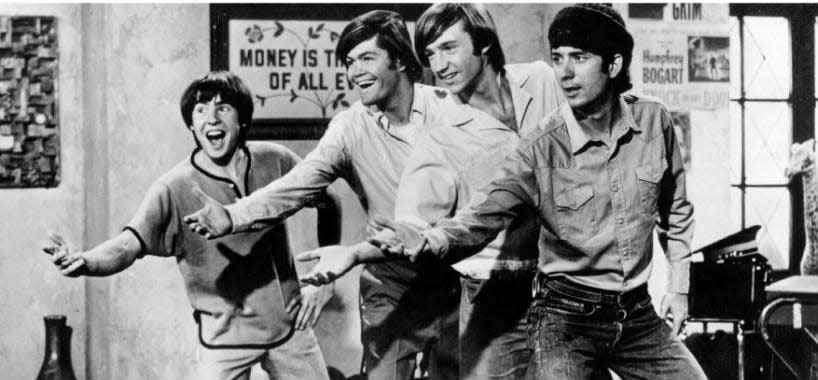 From left: Davy Jones, Micky Dolenz, Peter Tork and Michael Nesmith of the Monkees.