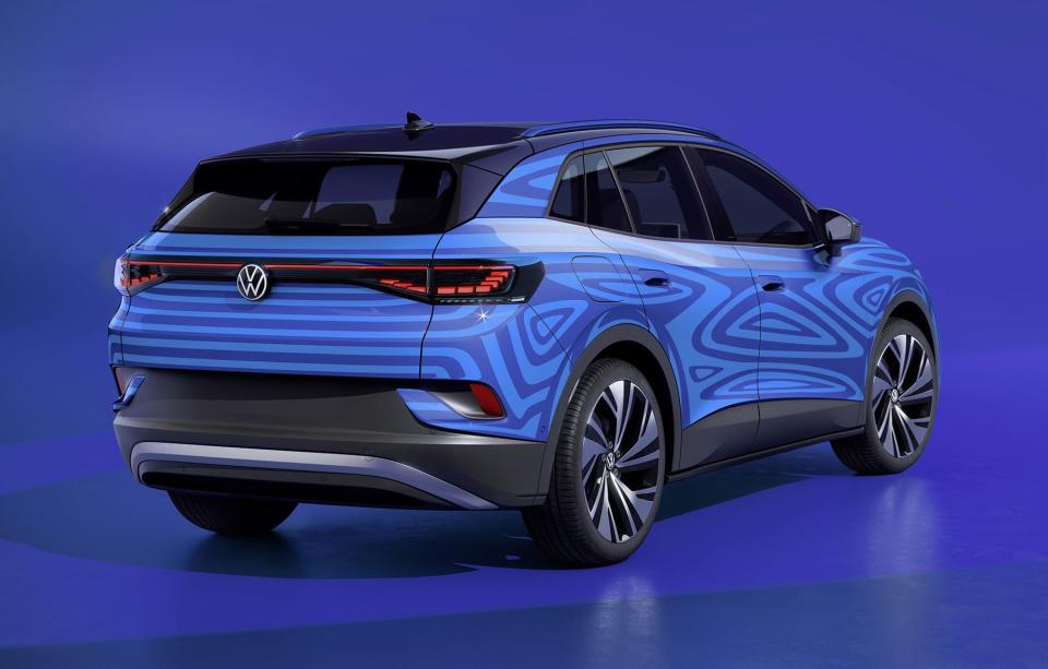 Volkswagen ID.4 crossover EV electric car