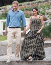 <p>Meghan Markle visited Bondi Beach alongside husband Prince Harry in a shoe style that's considered taboo among royals: the wedge.The reason behind the unofficial shoe ban? Queen Elizabeth simply doesn't like them. "The Queen isn’t a fan of wedged shoes," a source told <a rel="nofollow noopener" href="https://www.vanityfair.com/style/2015/07/kate-middleton-heel-insoles-alice-bow-queen-wedges?mbid=synd_yahoo_rss" target="_blank" data-ylk="slk:Vanity Fair's Katie Nicholl;elm:context_link;itc:0;sec:content-canvas" class="link "><em>Vanity Fair</em>'s Katie Nicholl</a> in 2015. "She really doesn’t like them and it’s well known among the women in the family."</p> <p>To comply, Meghan and Kate often wear wedges when they're not in the Queen's presence. This time around, Meghan chose the <a rel="nofollow noopener" href="https://www.shopbop.com/carina-wedge-espadrilles-castaner/vp/v=1/1544115244.htm?fm=search-viewall-shopbysize&os=false" target="_blank" data-ylk="slk:Castaner Carina Wedge;elm:context_link;itc:0;sec:content-canvas" class="link ">Castaner Carina Wedge</a> and lucky for us, they're still available on <a rel="nofollow noopener" href="https://www.shopbop.com/carina-wedge-espadrilles-castaner/vp/v=1/1544115244.htm?fm=search-viewall-shopbysize&os=false" target="_blank" data-ylk="slk:Shopbop;elm:context_link;itc:0;sec:content-canvas" class="link ">Shopbop</a>.</p>