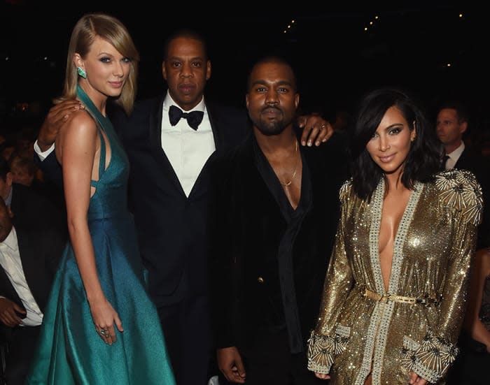 Kim Kardashian se implicó en la guerra de su entonces marido con Taylor Swift