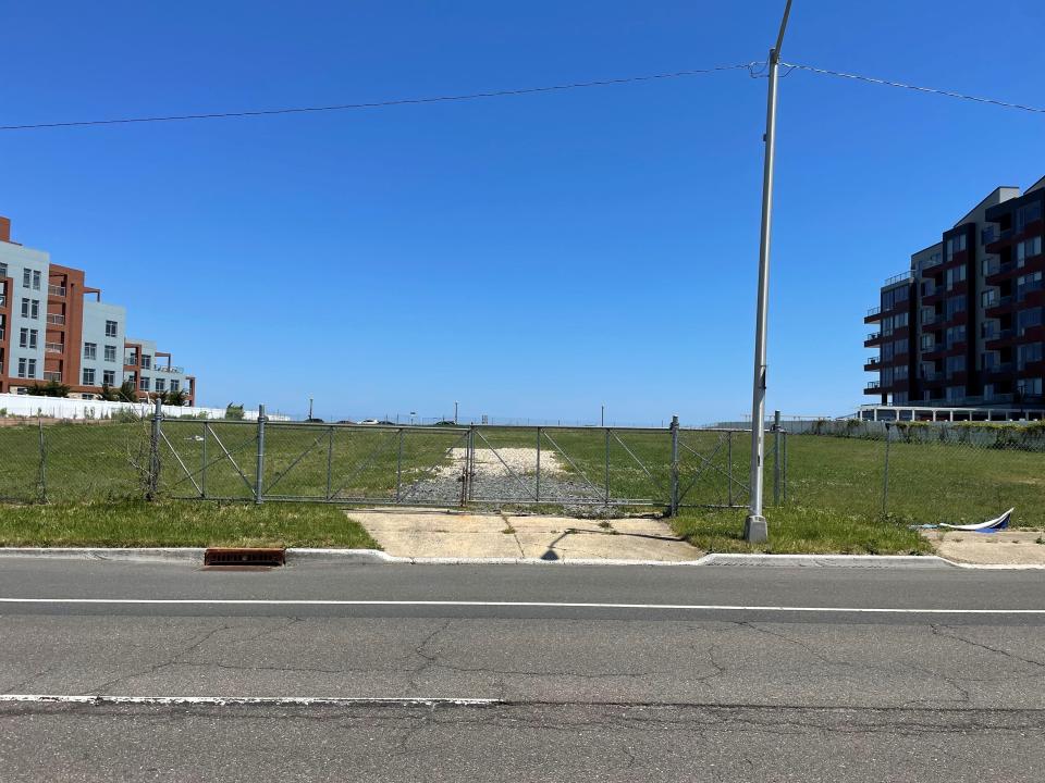 The site of 290 Ocean Avenue in Long Branch, which was approved for a 10-story condo tower. May 22, 2024