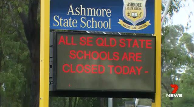 Queensland schools were closed on Thursday and will remain shut on Friday.