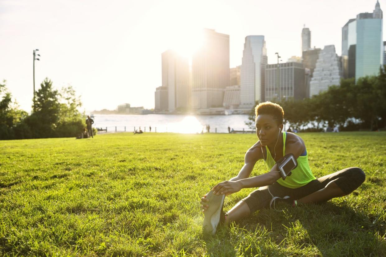<span class="caption">Enjoy the environment in 2022 and find ways to help nature and communities thrive.</span> <span class="attribution"><a class="link " href="https://www.gettyimages.com/detail/photo/female-athlete-listening-music-while-exercising-on-royalty-free-image/961028158" rel="nofollow noopener" target="_blank" data-ylk="slk:Cavan Images via Getty Images;elm:context_link;itc:0;sec:content-canvas">Cavan Images via Getty Images</a></span>