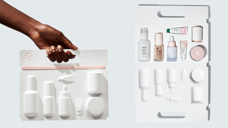 Best skincare gifts for beauty lovers: Glossier The Skincare Edit.