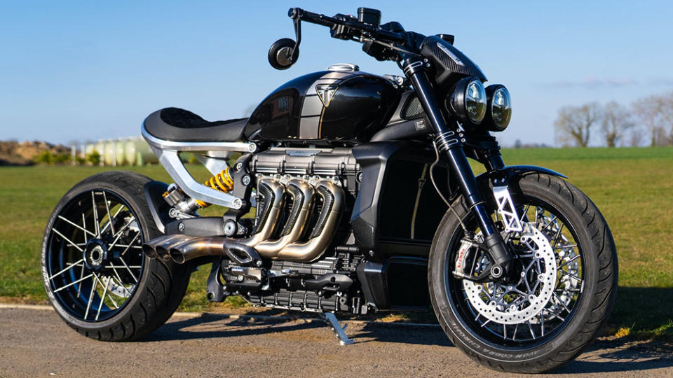 2019 Triumph Rocket III TFC modified by Thornton Hundred - Credit: CollectingCars.com