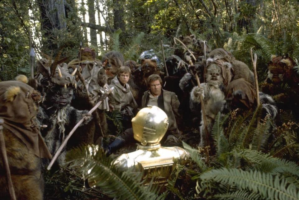 Ewoks in Return of the Jedi