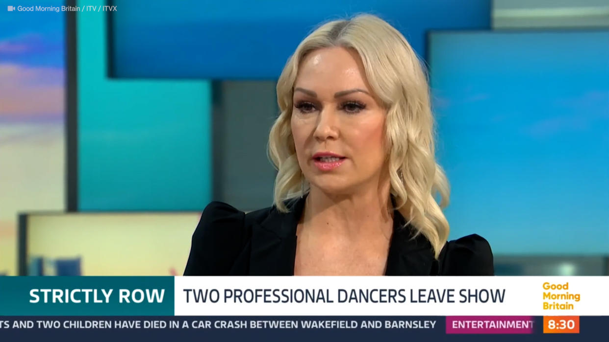 Kristina Rihanoff says pro dancers not always good teachers. (ITV screengrab)