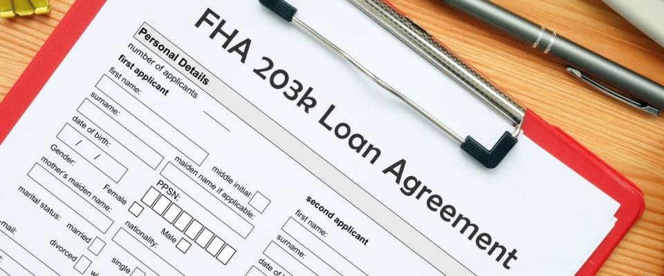 FHA loan application