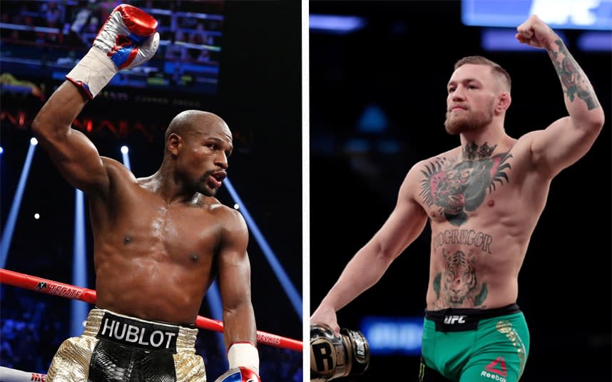 Floyd Mayweather will return to the ring for the first time since 2015 to fight UFC's Conor McGregor  - Getty Images 