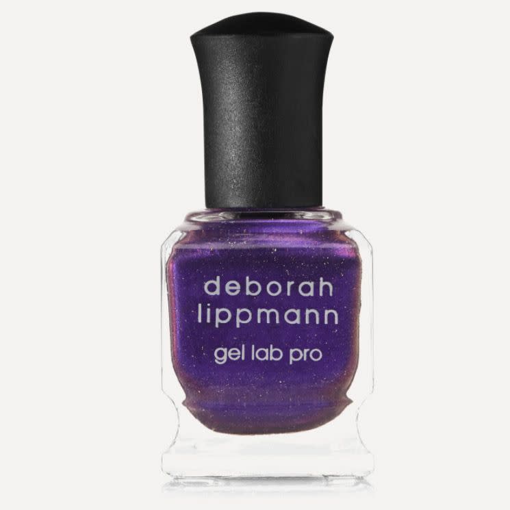 <p><strong>Deborah Lippmann</strong></p><p>net-a-porter.com</p><p><strong>$20.00</strong></p><p><a href="https://go.redirectingat.com?id=74968X1596630&url=https%3A%2F%2Fwww.net-a-porter.com%2Fen-us%2Fshop%2Fproduct%2Fdeborah-lippmann%2Fgel-lab-pro-nail-polish-rule-breaker%2F1231750&sref=https%3A%2F%2Fwww.prevention.com%2Fbeauty%2Fg33502725%2Fbest-nail-colors-for-dark-skin%2F" rel="nofollow noopener" target="_blank" data-ylk="slk:Shop Now;elm:context_link;itc:0;sec:content-canvas" class="link ">Shop Now</a></p><p>You don’t need UV lights or your manicurist to get a long-lasting, lustrous manicure—this polish can give that to you right in the comfort of your own home. This limited-edition purple hue features a holographic shimmer for a glorious touch of sparkle.</p>