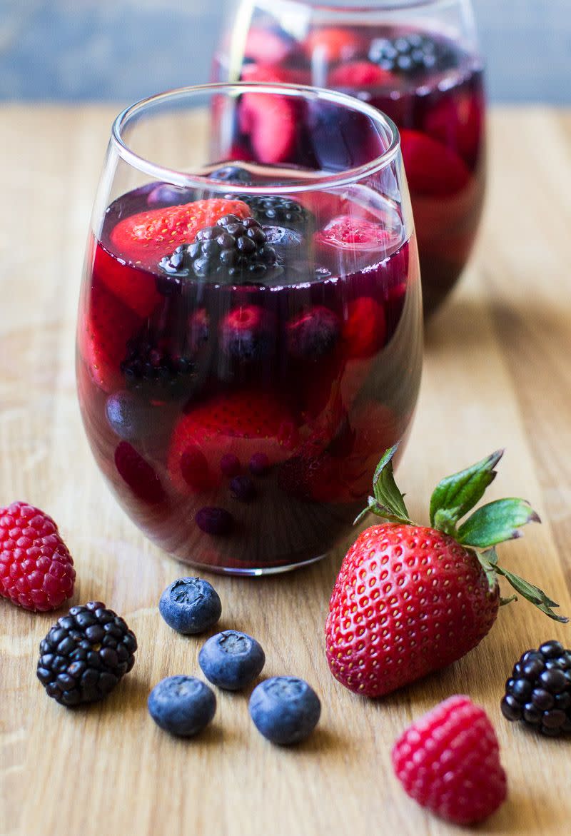 Berry-licious Iced Tea Red Sangria