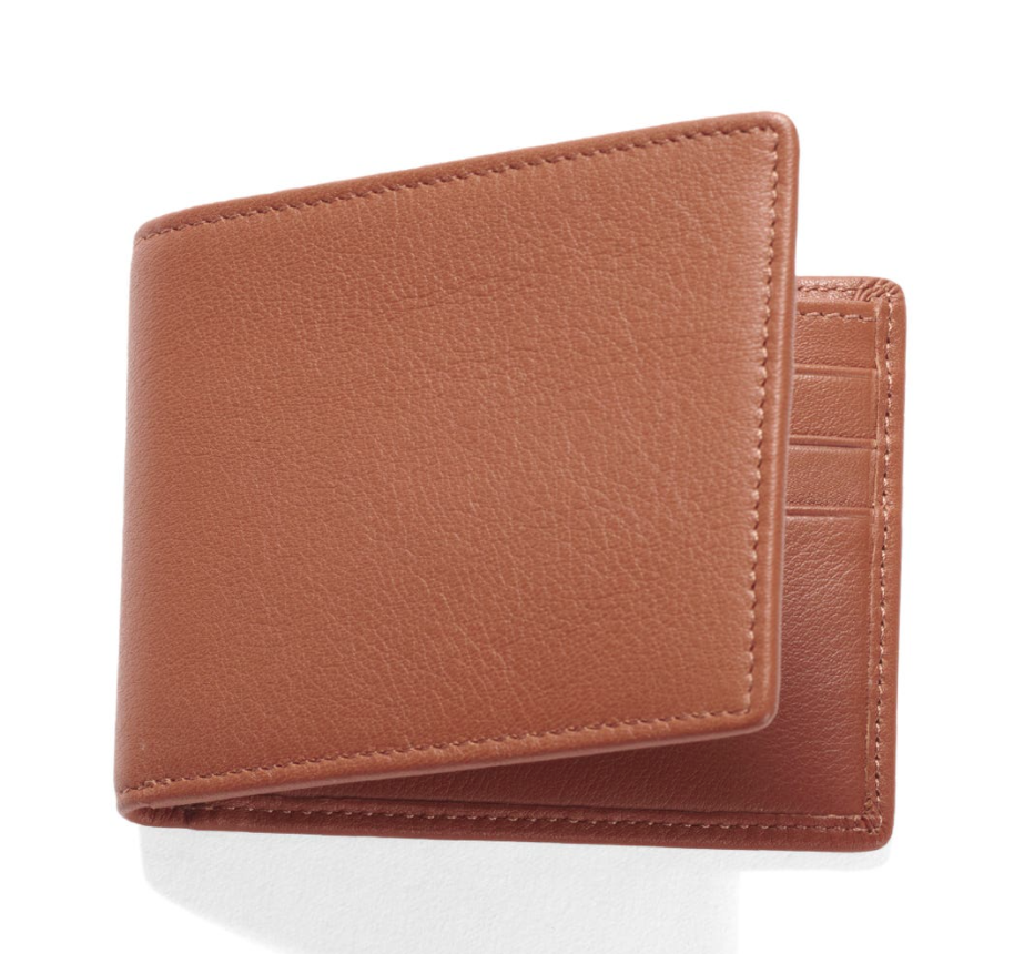 best wallets for men leatherology brown wallet white background
