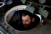 FILE PHOTO: Ukrainian servicemen of the 110th Battalion take part in an exercise near the frontline town of Kreminna