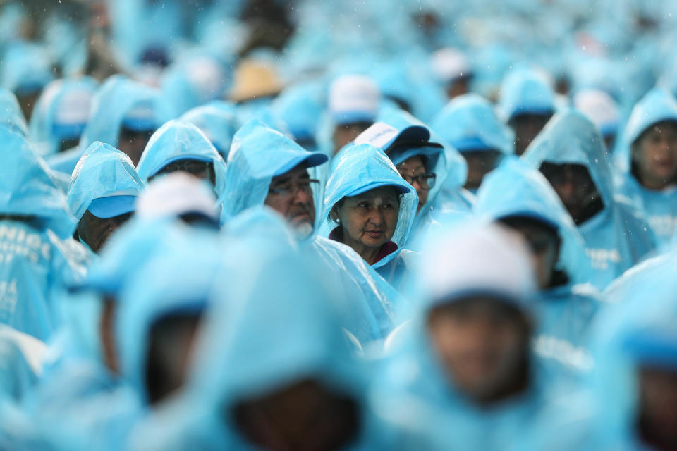 FOTOS: El Papa y su primer gran evento de masas en Colombia