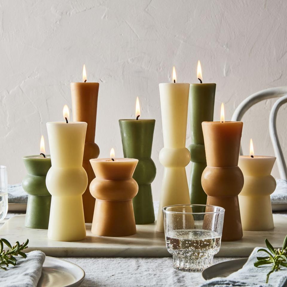 Hand Poured Beeswax Pillar Candles