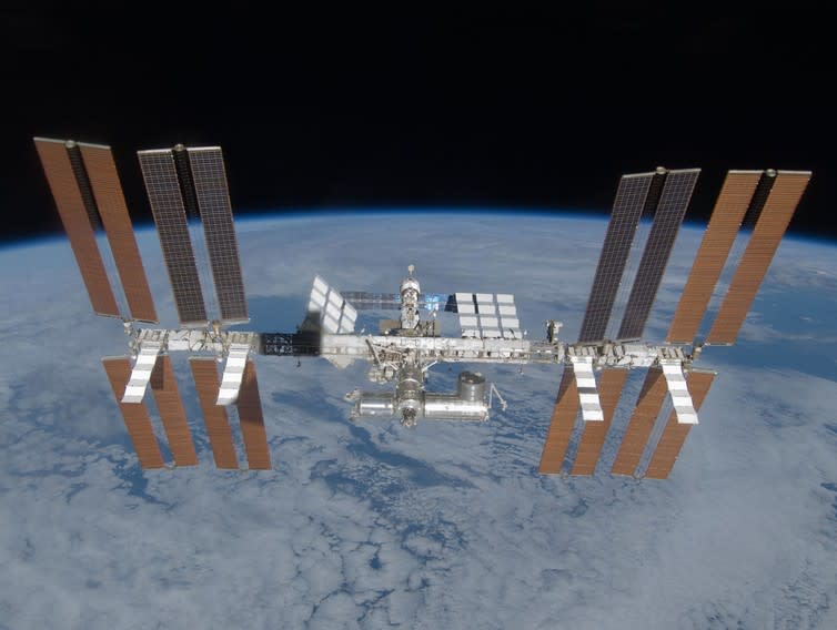 <span class="caption">The International Space Station.</span> <span class="attribution"><span class="source">NASA</span></span>