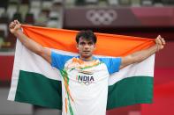 <p>At the young age of 23, Neeraj Chopra, a soldier in the Indian army, became an overnight sensation by winning India her first-ever track-and-field medal in Olympics history. With a gigantic throw of 87.58m in Men’s Javelin, Chopra scripted history by winning the gold medal, becoming only the 2nd athlete after Abhinav Bindra to clinch the most coveted honour of an Olympic Gold. Neeraj won the 7th medal for India, thus making the 2020 Tokyo Olympics the best ever Olympic performance for the nation.</p> <p><strong><em>Image credit: </em></strong>(Photo by Li Ming/Xinhua via Getty Images)</p> 