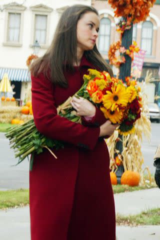 <p>The WB</p> Alexis Bledel as Rory Gilmore and in Season 2 of 'Gilmore Girls'.