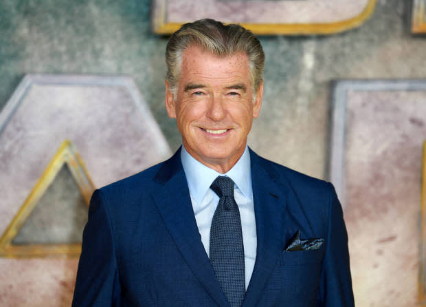 <p>IMAGO / ZUMA Wire</p><p><strong><a href="https://www.yahoo.com/lifestyle/pierce-brosnan-weighs-possible-mamma-214451401.html" data-ylk="slk:Pierce Brosnan;elm:context_link;itc:0;sec:content-canvas;outcm:mb_qualified_link;_E:mb_qualified_link;ct:story;" class="link  yahoo-link">Pierce Brosnan</a> </strong>is famous for playing a secret agent—and it turns out he's been hiding a secret talent, too. The actor, who donned a suit and pistol as James Bond in the ‘90s and early aughts, <a href="https://www.piercebrosnan.com/artist/" rel="nofollow noopener" target="_blank" data-ylk="slk:has been painting;elm:context_link;itc:0;sec:content-canvas" class="link ">has been painting</a> for decades. He had <a href="https://www.youtube.com/watch?v=wNZWyVIRzNo" rel="nofollow noopener" target="_blank" data-ylk="slk:his first solo show;elm:context_link;itc:0;sec:content-canvas" class="link ">his first solo show</a> in May 2023.</p>