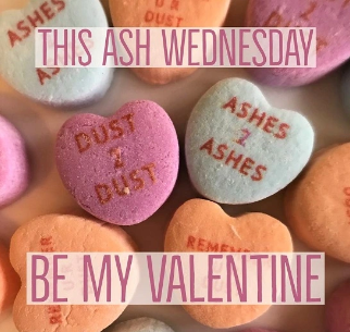 Ash Wednesday and Valentine’s Day fall on the same day, Feb. 14, 2024. Memes that play up the connection have appeared on social media, particularly for United Methodist Churches.