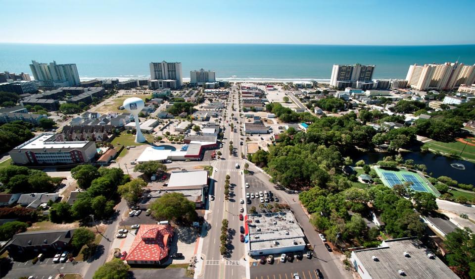 Main Street in North Myrtle Beach, South Carolina