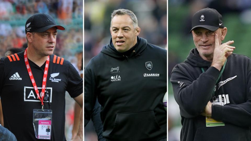 The Blues, Crusaders and Hurricanes are in the market for a coach after Scott Robertson raided the New Zealand Super Rugby Pacific sides for his staff. Credit: Alamy