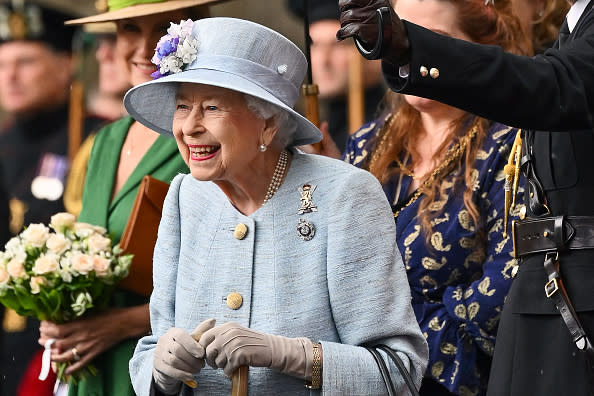 英女王伊利沙伯二世 (Photo by Jeff J Mitchell/Getty Images)