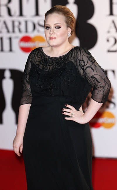 Adele says she <a href="http://www.cbsnews.com/8301-504803_162-57376080-10391709/adele-talks-about-her-body-image-and-weight/">tries not to worry</a> about her body image and doesn't want to be a "skinny minnie."   "The first thing to do is be happy with yourself and appreciate your body -- only then should you try to change things about yourself."