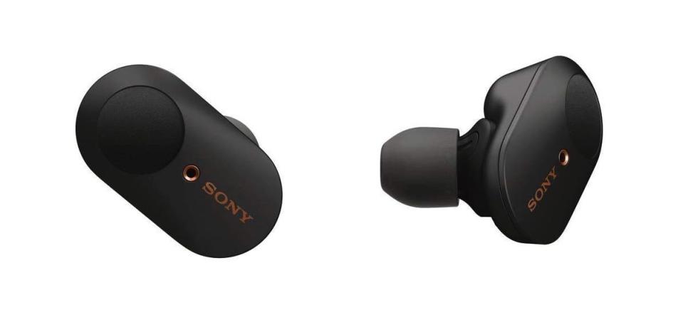 <p>Over on Amazon, you can snap up these Sony in-ear noise cancelling headphones as your new favourite accompaniment to a home workout. Down from £220 to £149, you'd be saving a massive £70!</p><p><a class="link " href="https://www.amazon.co.uk/Sony-WF-1000XM3-Cancelling-Headphones-Connection-Black/dp/B07T2FGG2Z/ref=redir_mobile_desktop?ie=UTF8&aaxitk=3pxUiUy4G8J.szxsPteyjw&hsa_cr_id=5516260820002&ref_=sbx_be_s_sparkle_mcd_asin_1" rel="nofollow noopener" target="_blank" data-ylk="slk:BUY NOW;elm:context_link;itc:0;sec:content-canvas">BUY NOW</a></p>