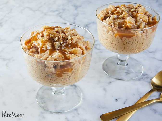 Slow-Cooker Salted-Caramel Rice Pudding