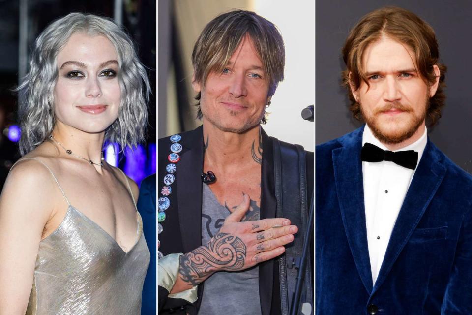 <p>Gotham/GC; Dia Dipasupil/Getty; Francis Specker/CBS via Getty</p> Phoebe Bridgers; Keith Urban; Bo Burnham