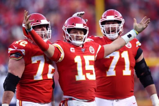 Patrick Mahomes hopes to end the Kansas City Chiefs 50-year wait for a second Super Bowl title