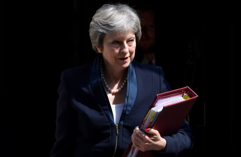 UK prime minister Theresa May. Photo: Reuters/Toby Melville