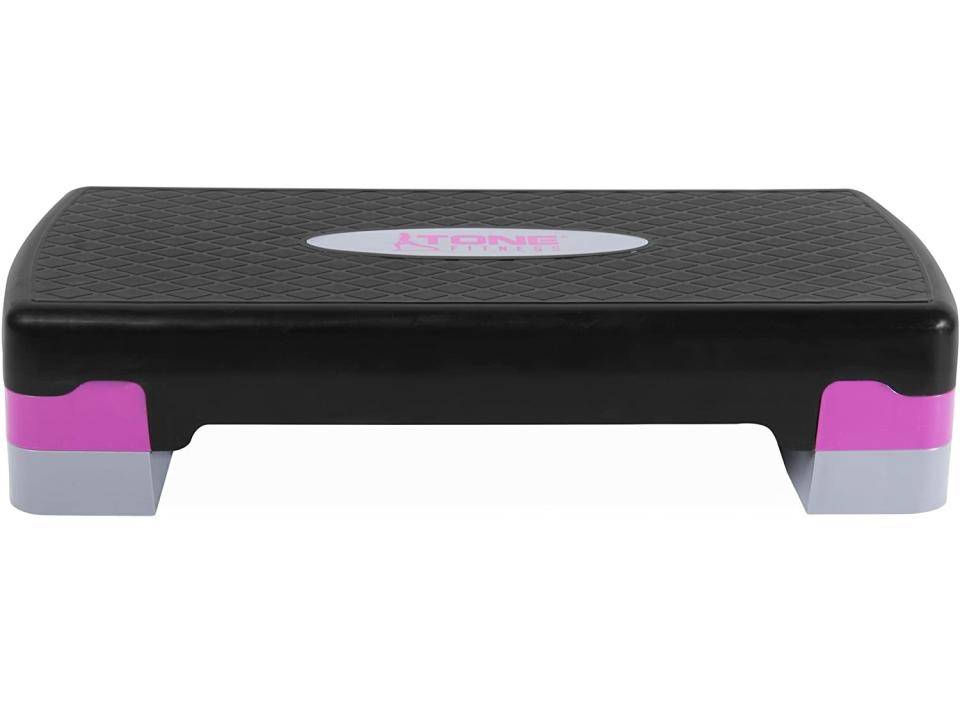 This versatile stepper from Tone Fitness is just what you need to add a slew of new workouts to your routine. (Source: Amazon)