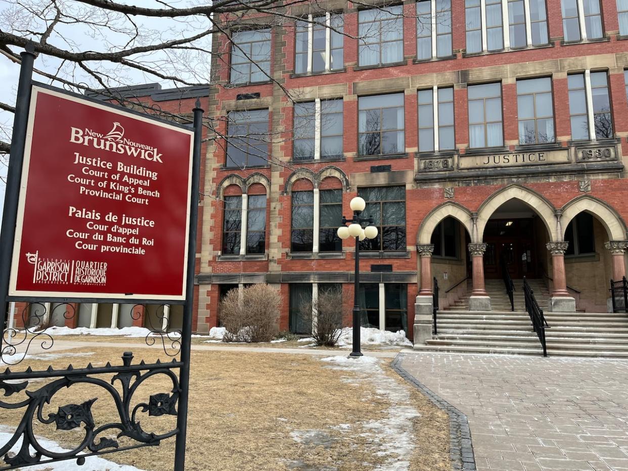 Jared Smith, 38, appeared in Fredericton provincial court by phone on Monday in connection with the charge that he committed second-degree murder in the homicide of Sheri Sabattis. (Hannah Rudderham/CBC - image credit)