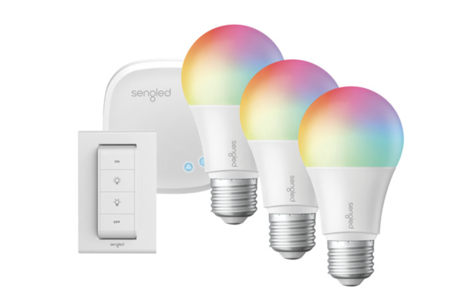 Sengled A19 Smart LED Light Bulb Starter Kit - 3 Pack - Multi-Colour
