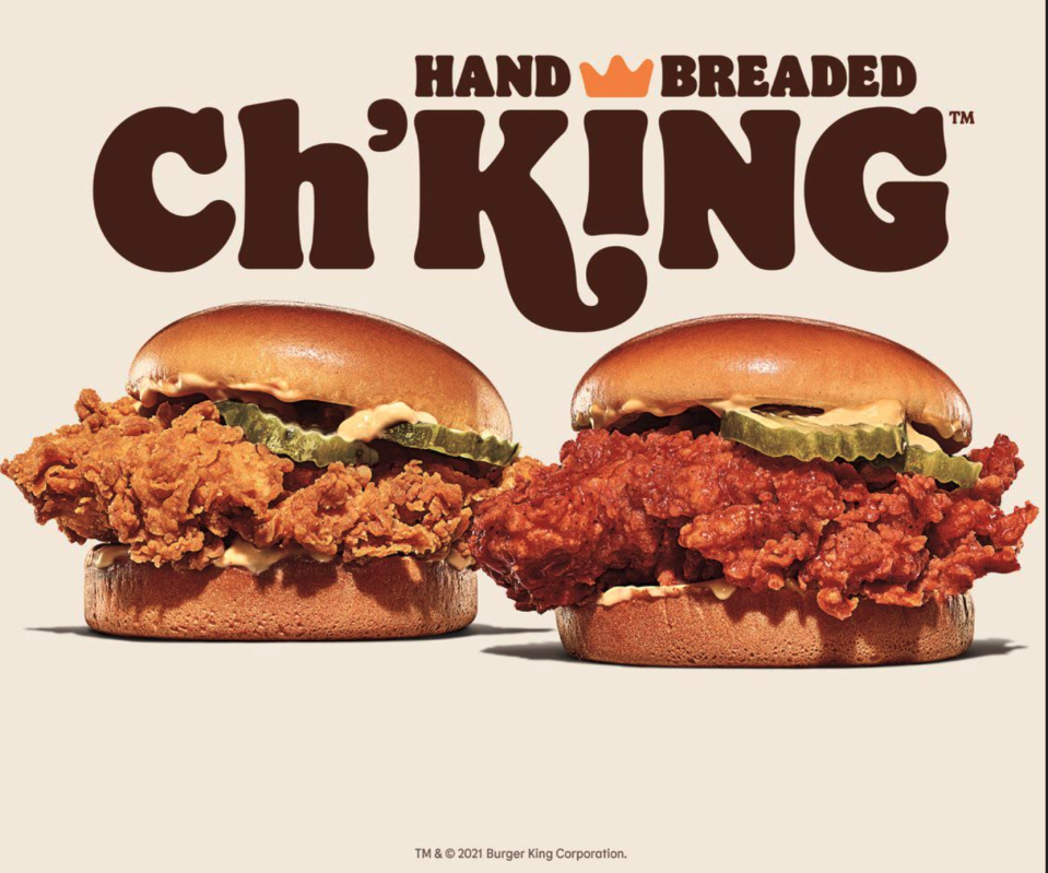 Ch’King, Burger King's new Hand-breaded Chicken Sandwich (Courtesy: Burger King)