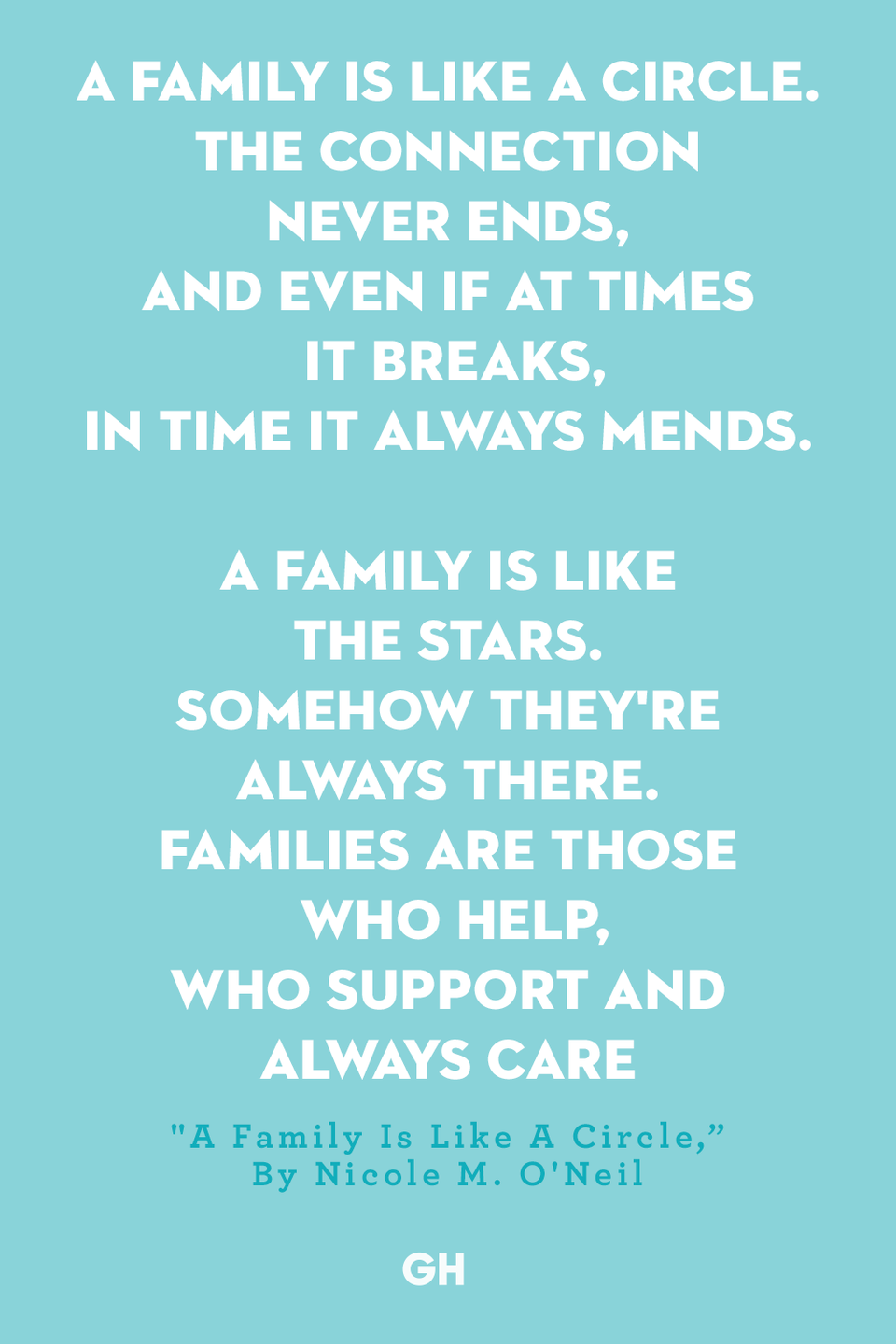 "A Family Is Like A Circle,” By Nicole M. O'Neil