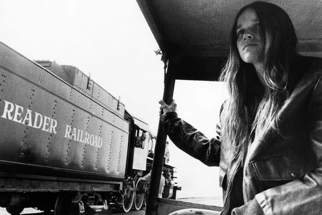 <p>Everett Collection</p> Barbara Hershey in 'Boxcar Bertha'