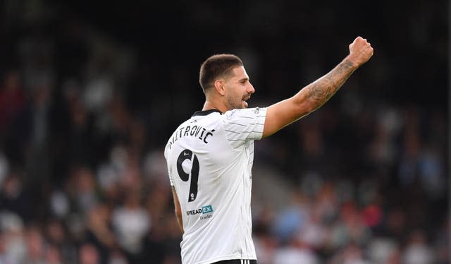 Aleksandar Mitrovic in action for Fulham