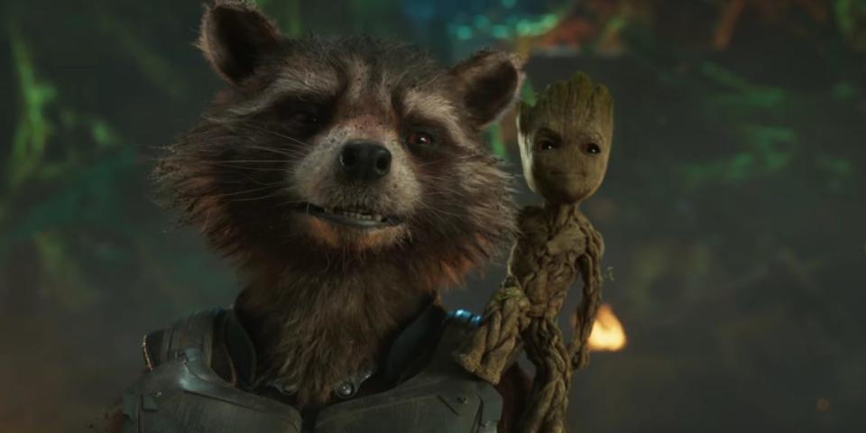 baby groot rocket