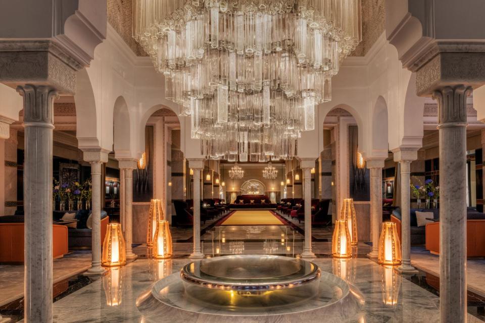 la mamounbia hotel marrakech salon de the morocco