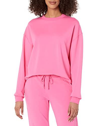 7) Margot Loose Long Sleeve Crewneck Drop Shoulder Sweatshirt