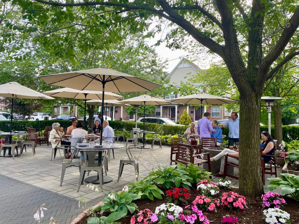 Rochester’s under-the-radar foodie gem, Redd restaurant has a pretty seasonal patio.